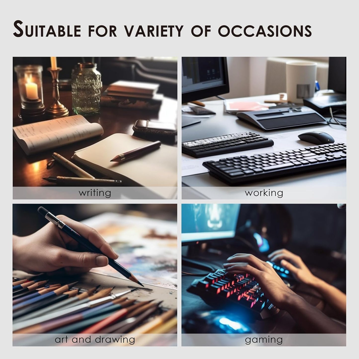 Cork Desk Mat - Dual-Sided Desk Pad for Office and Home - Desk Organization and Accessories - Ideal for Large Mouse Pad and Desk Mats on Top of Desks(Dark Blue,36"X 17")