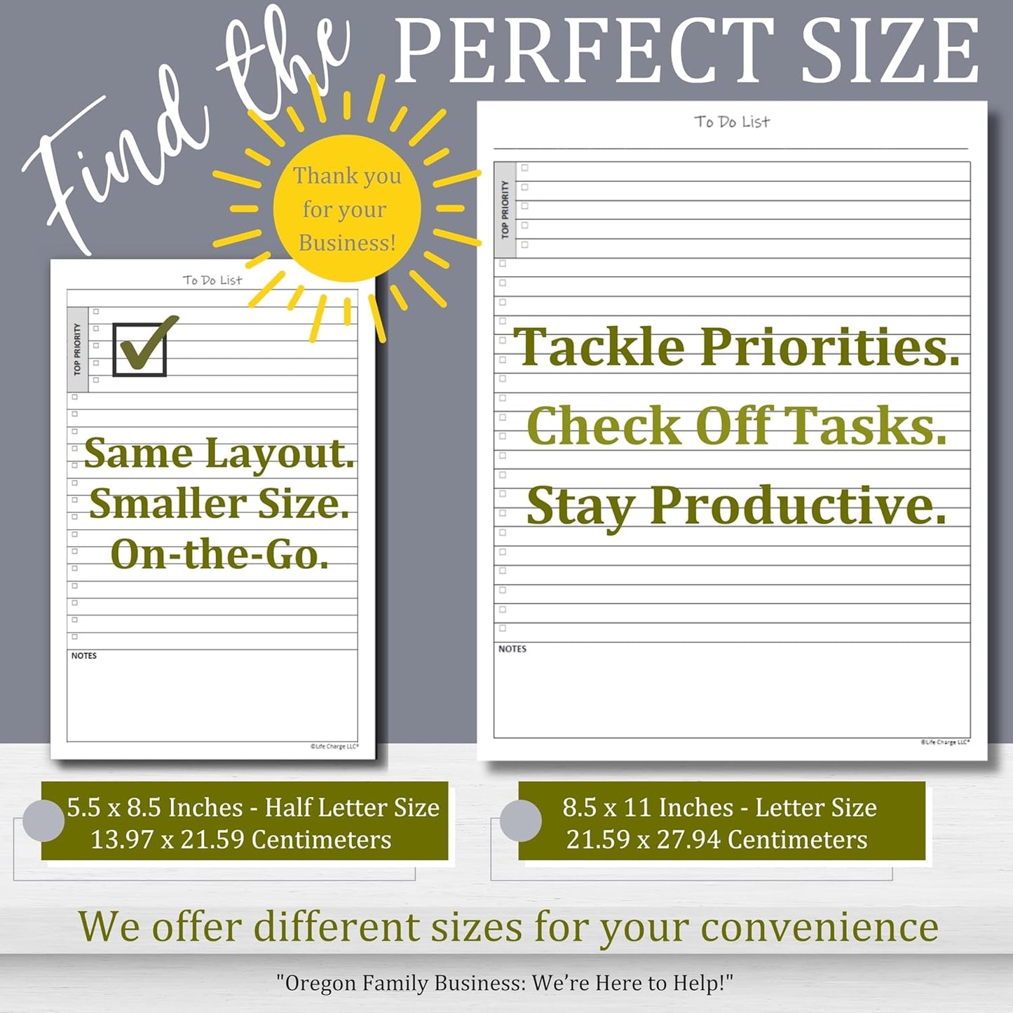 TO DO List Planner Notepad, 50 Page Planning Pad. Undated Todo Checklist W/Priority & Note Sections. Organize & Track Projects, Clients or Daily Tasks. 8.5 X 11, A4 Sheets.