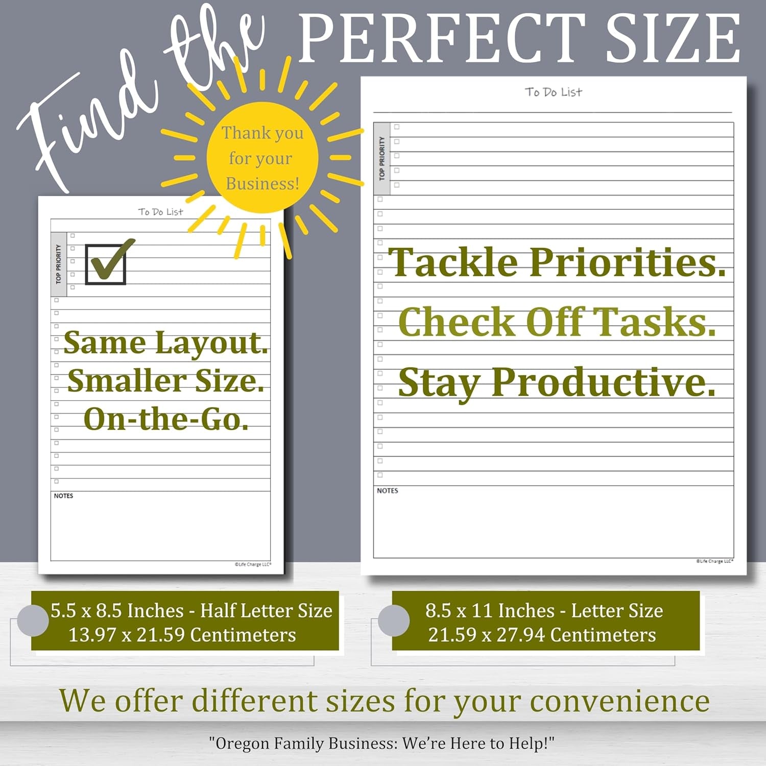 TO DO List Planner Notepad, 50 Page Planning Pad. Undated Todo Checklist W/Priority & Note Sections. Organize & Track Projects, Clients or Daily Tasks. 8.5 X 11, A4 Sheets.